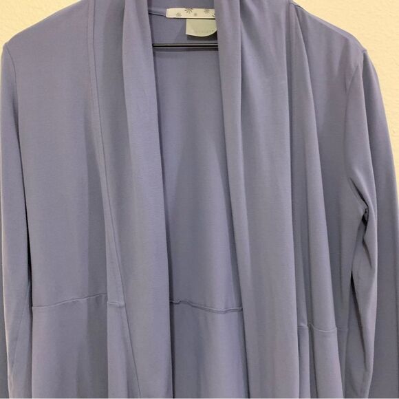ATHLETA Open Front Cardigan Women’s Medium Purple Tunic Stretch. - Picture 3 of 12